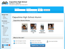 Tablet Screenshot of capuchinohighschool.net